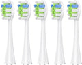 5 Pcs/10 Pcs Replacement Brush Heads Compatible for Electric Toothbrush(5 pcs WT)