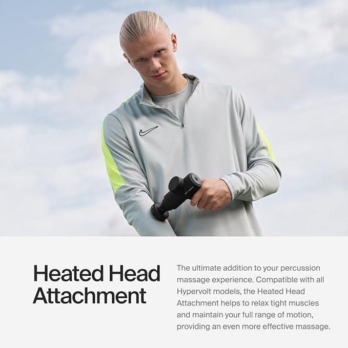 Hyperice Hypervolt Heated Head Attachment – Relax and Loosen Sore and Tight Muscles