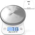 INEVIFIT Bathroom Scale &amp Digital Kitchen Scale Fitness Bundle Complete Body Composition and Nutrition Tracking Solution with Batteries Included