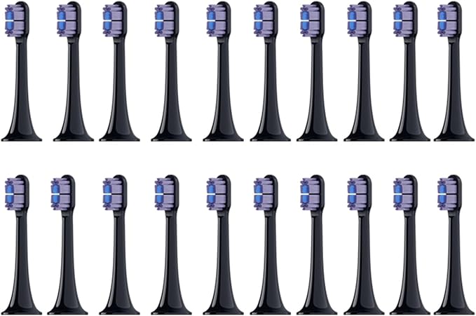 12/16/20PCSCompatible for XIAOMI MIJIA T700 Replacement Toothbrush Heads Soft Bristle Brush(T700 Purple-20pcs)