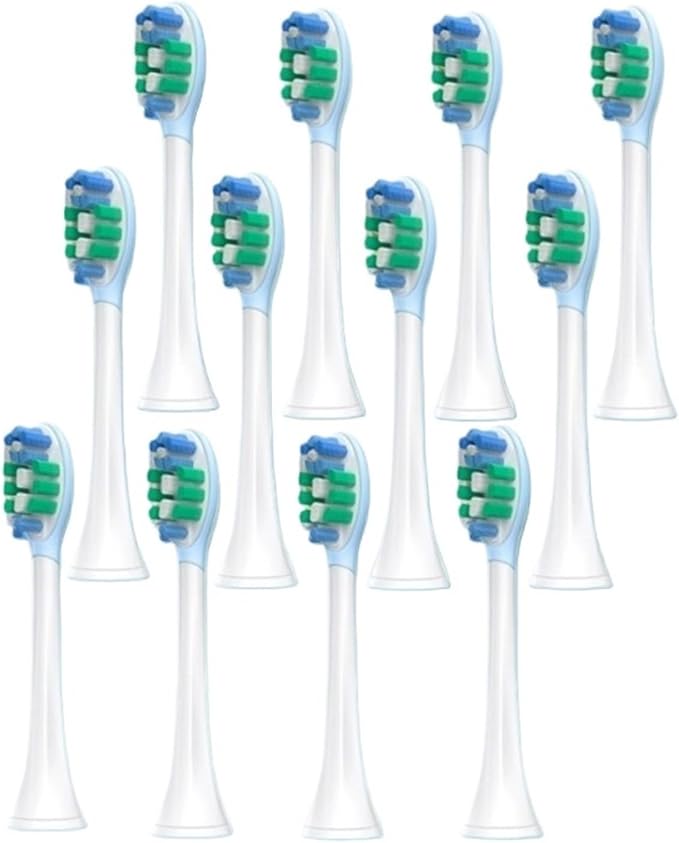 9Models Toothbrush HeadCompatible for Philips Sonicare HX3/HX6/HX9 Series Models(12pcs 905-C)