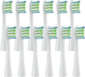 12PCS Vacuum Sealed Packed Replacement Brush HeadsCompatibility for Oclean X PRO/ Z1/ F1/ One/Air 2 /SE Soft Deep Cleaning(12pcs White)