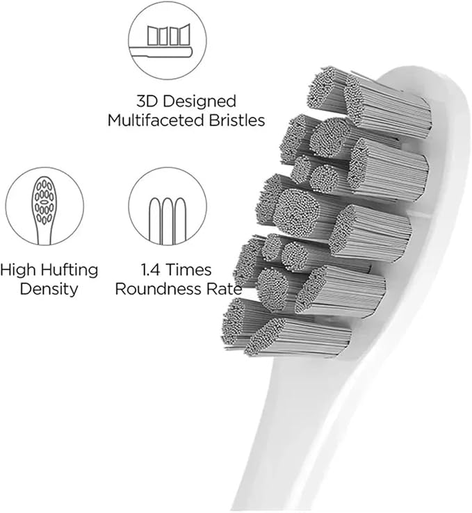Compatible for Oclean X pro Z1 X10 E1 Air 2 All Series Accessories  Toothbrush Brush Heads(P1C10 2PCS)