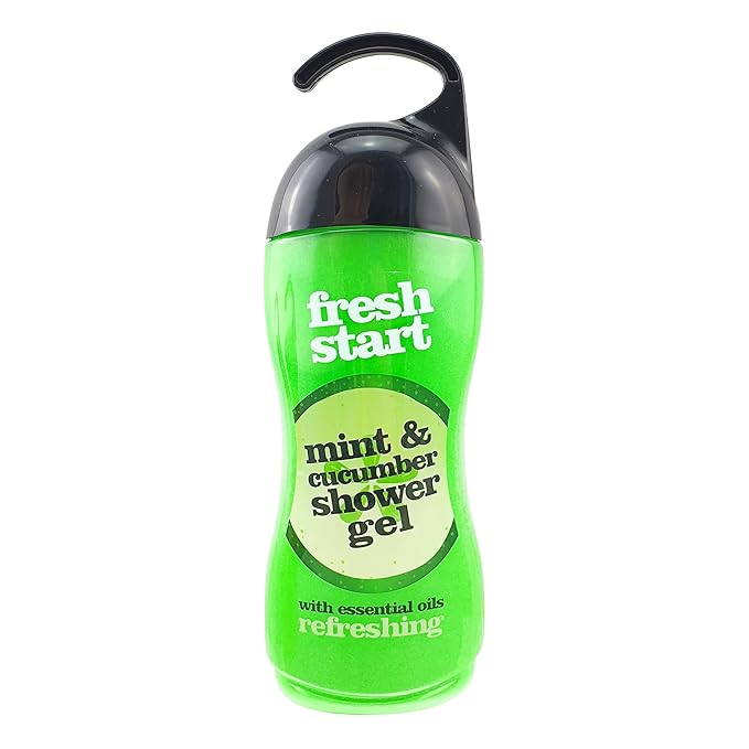 Fresh Start Shower Gel 420ml Bottle Pack of 12 (MINT &amp CUCUMBER)
