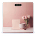 Peach Table Bathroom ScaleHighly Accurate Digital Weighing Machine for People Bright LED Display Weight Scale for The Aldult Home Use