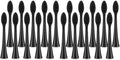 Replacement Electric Toothbrush Heads 10PCS Whiting Bamboo Charcoal Brush for Burst Seago S9 Adults Toothbcrush(2pcs)