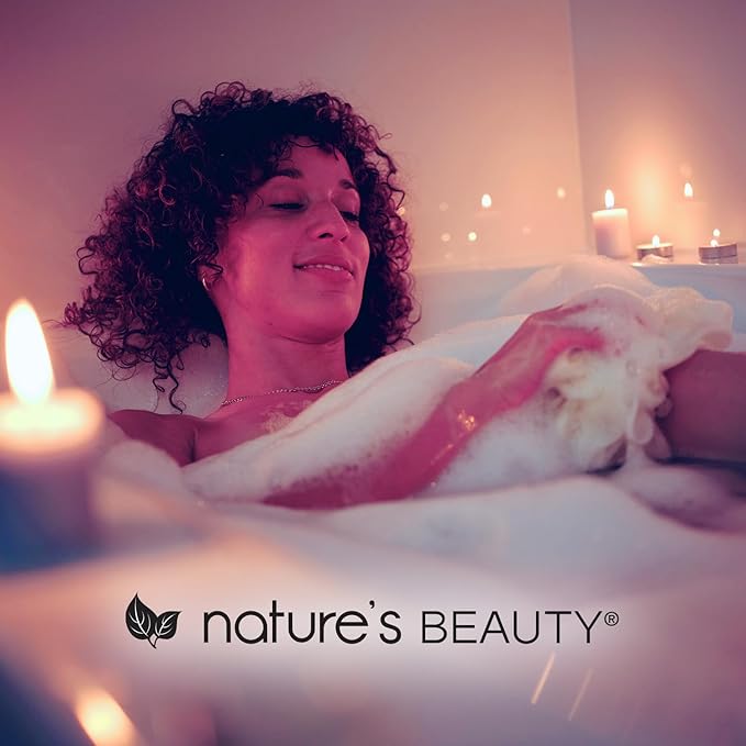 Nature's Beauty Lavender Chamomile Sleep Body Wash for Women Multi-Pack- Gentle Bath + Body Cleanser Sooth and Calm Combination to Dry Skin Made w/Coconut Jojoba + Moringa Seed Oils 16floz (2 Pack)