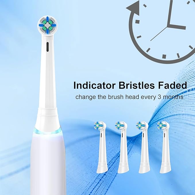 IO Replacement Heads Compatible with Oral B iO 2/3/4/5/6/7/8/9/10 Series Electric ToothbrushMedium-Soft Brush Heads for Gentle Care and Deep Clean White and Black 10PCS