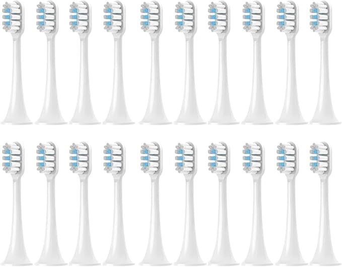 Compatible with Philips HX3120 3260 3631 Vacuum Toothbrush Soft Bristle Heads(PHILIPS-20pcs)