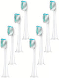 Electric Toothbrush Head Replaceable SonicCompatible for Philips Brush(White 8pcs)