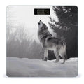Digital Bathroom Scale for Body Weight Scale with Bright LCD Display High Accuracy Step-On Technology Auto On/Off Howling Wolf Digital Scales 400 Lbs /180kg