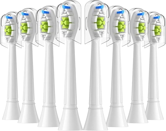 4/8/16pcs Replacement Toothbrush Heads Compatible for PhlipsElectric Tooth-Brush Head Compatible with Phllips(Orange)