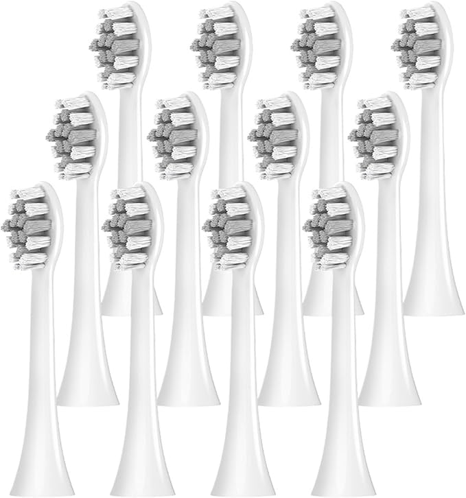 12pcs Replacement Toothbrush Brush HeadsCompatible for Pro1100 2100 4100 5100 6100