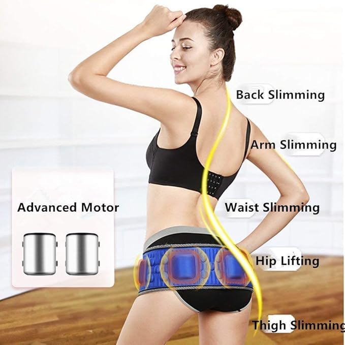 Burning Fat Slimming Belt Electric Weight Lose Magnet Belt Vibration Massage Rejection Shaper Bel of Fat Machine for Waist Thigh Hip Leg