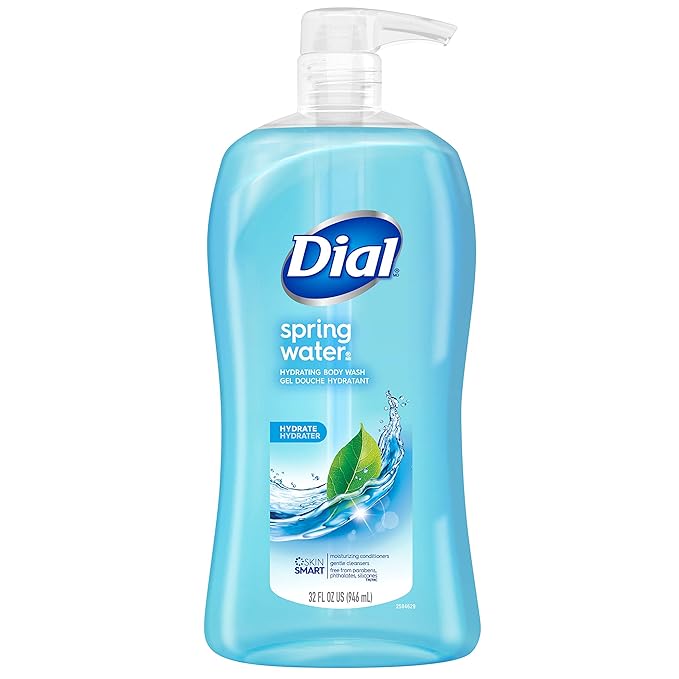 Dial Body Wash Spring Water 32 Fluid Ounces &amp Body Wash Pamper &amp Indulge Silk &amp Magnolia 32 fl oz &amp Body Wash Calm &amp Soothe Lavender &amp Jasmine Scent 32 fl oz