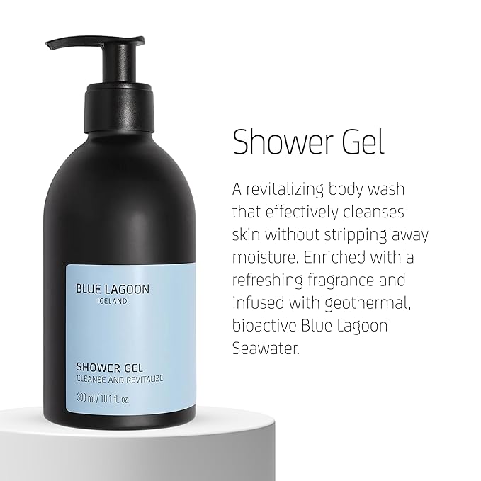 Blue Lagoon Skin Science - Shower Gel - Revitalizing Body Wash - Bioactive Blue Lagoon Seawater - Lightweight Gel Texture - Soft Ethereal Fragrance - Responsibly Sourced Ingredients - 300ML