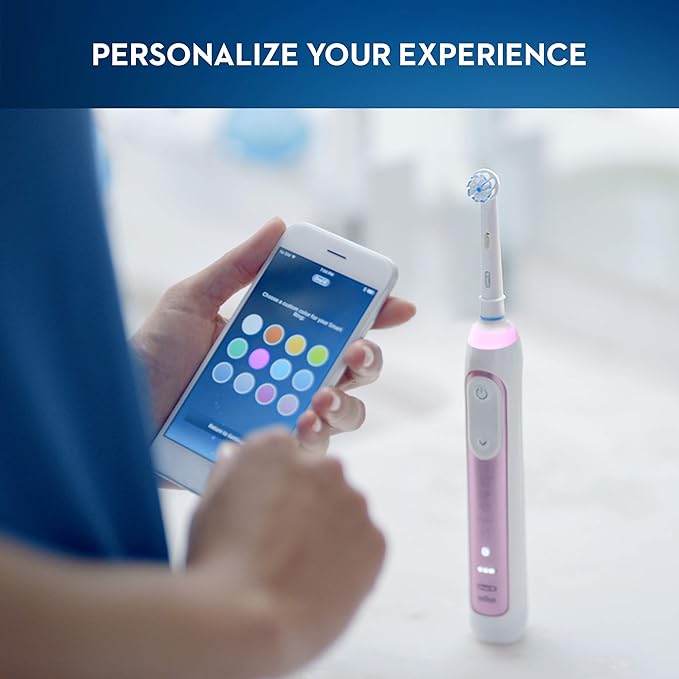 Oral-B Genius 9600 Electric Toothbrush 3 Brush Heads Sakura Pink