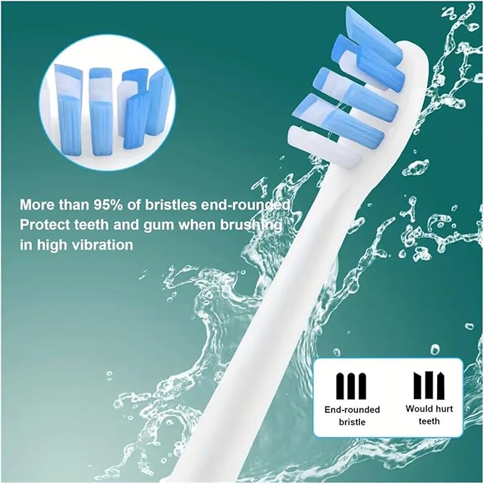 16pcs Toothbrush HeadsCompatible for with ElectricReplacement Brush Heads Fit Gum Health