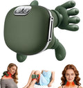 Shoulder &amp Neck Massager with Heat 4D Bionic Heated Neck Massager with Fingers Simulates a Real Palm Massage for Comfort 3 Intensity Levels + 2 Heat Settings Relax Muscle Tension