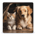 Digital Bathroom Scale for Body Weight Scale with Bright LCD Display High Accuracy Step-On Technology Auto On/Off Dog and Cat Digital Scales 400 Lbs /180kg