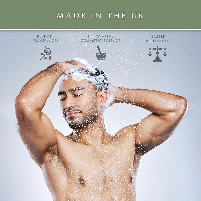 Pecksniff's Men's Luxurious Moisturizing Bath &amp Shower Gel | Luxury Shower with Earthy Aroma | Body Wash Men | Invigorating Individual Scent 1L