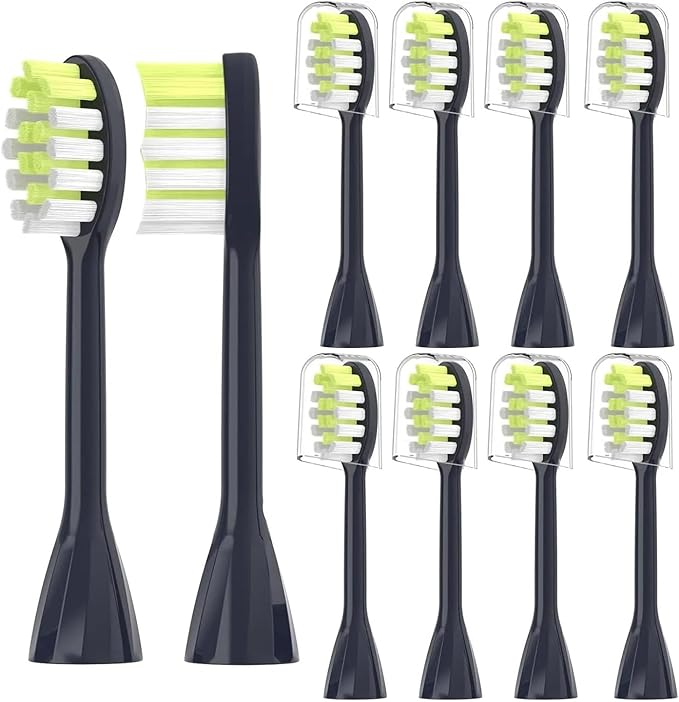 Compatible for 4Pack Replacement Toothbrush Heads Compatible with Ph One Soni Care Electric Head HY1100 HY1200 BH1022(8pcs Blue)