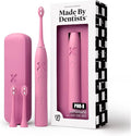 Made by Dentists PRO‑X Sonic Electric Toothbrush for Adults – Dentist‑Designed Whitening Rechargeable Toothbrush 9 x More Plaque Removal 70 Day Battery 3 Modes Travel Case &amp Extra Heads Pink