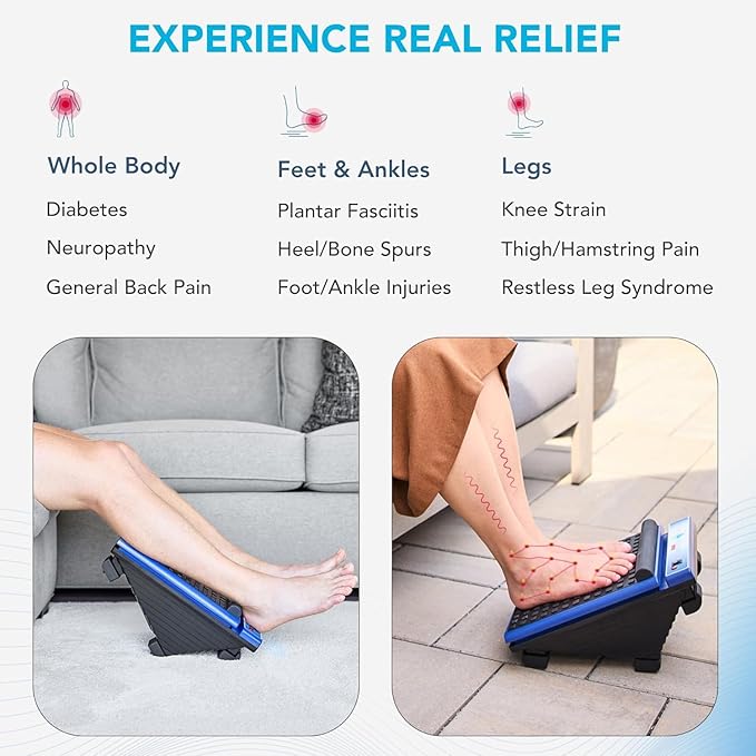 MedMassager Foot &amp Body Classic Combo | Deep Tissue Massage Therapy Units at-Home Massager Dual Speed Motors | Reduces Pain &amp Improves Blood Circulation | MMF08 &amp MMB01