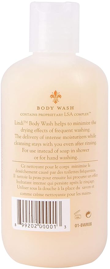 Lindi Skin Body Wash for Dry Itchy &amp Sensitive Skin - Gentle Non-Foaming Formula That Hydrates and Refreshes Your Body and Scalp - Relieves Painful Effects of Radiation Burn &amp Chemo Rash (8