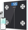 Etekcity Rechargeable Smart Scale for Body Weight Digital Bathroom Scale with BMI Body Fat Muscle Mass Accurate Weighing Machine for People Sync with Smartphone App 400lb