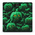 Green Ghost Horror Halloween Pumpkin Bathroom Scale for Body Weight Bathroom Weighing Scale with Backlit LCD Display Highly Accurate Measures Weight Up to 180kg