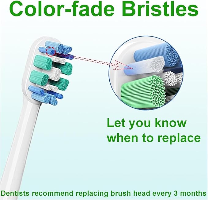 20-40pcs Replacement Toothbrush Heads Compatible for C3 9044/65 G3 9054/65(40pcs)
