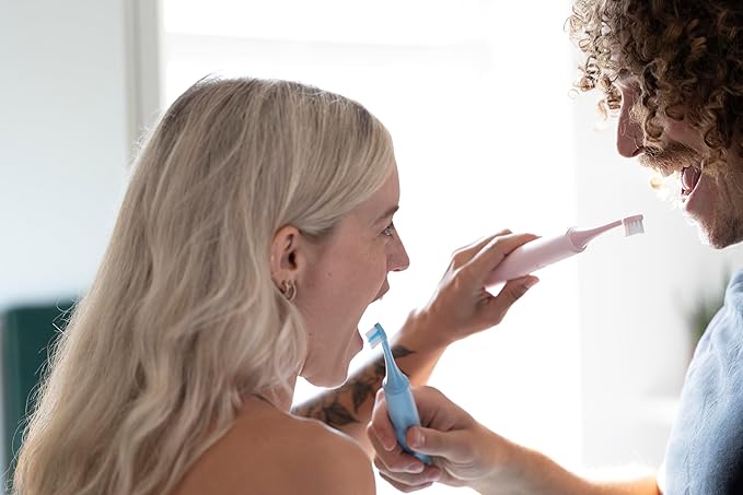 Pop Sonic Pro 2.0 Electric Toothbrush (White) Rechargeable Sonic Toothbrush with 45000 Vibrations Per Minute &amp 4 Cleaning Modes for Adults &amp Kids with Long Lasting Dupont Nylon Bristles