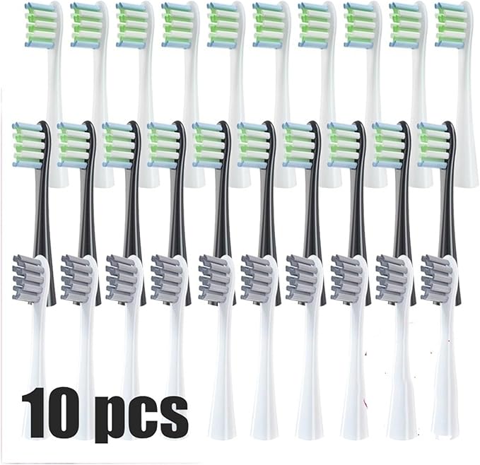 Replacement Brush Heads Compatible for Oclean Flow/X/X PRO/F1/ One/Air 2 Sonic Electric Toothbrush Blue Green Soft Bristle Nozzles(5 Pink)