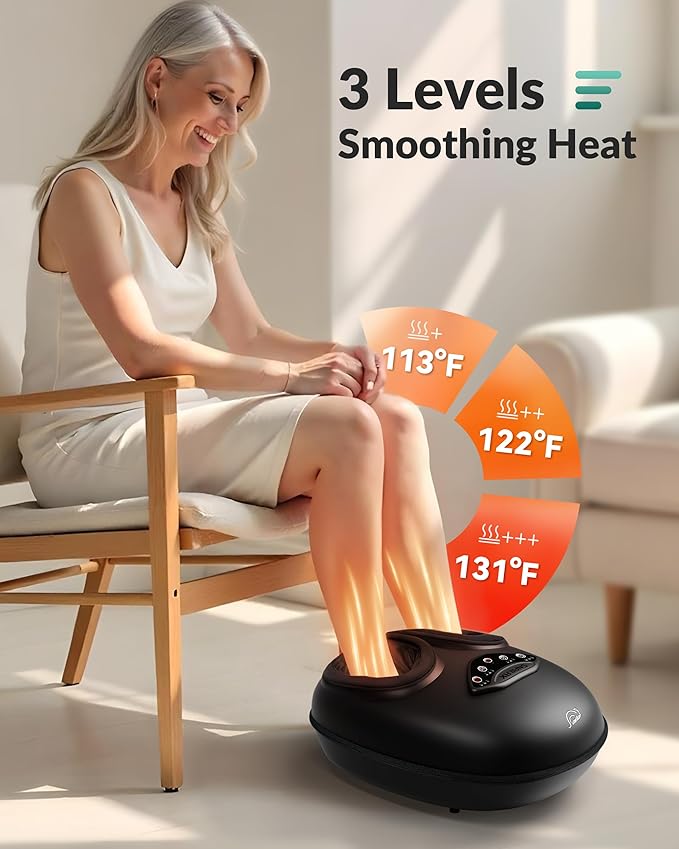 Snailax Shiatsu Back Massage and Shiatsu Foot Massager
