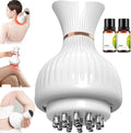 Neuro Relief Home Pro Massager Cleanse 4-in-1 Leg Massager Cordless Handheld Leg Massager for Shoulder Foot Full Body Electric Meridian Massage Brush for Muscle Pain Relief (1Set)
