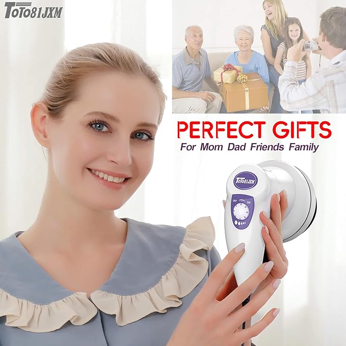 Electric Cellulite Massager – Body Sculpting Machine with 8 Massage Heads Lymphatic Drainage &amp Skin Tightening for Belly Stomach Leg Lipo Roller Massager After Surgery Adjustable Speed.