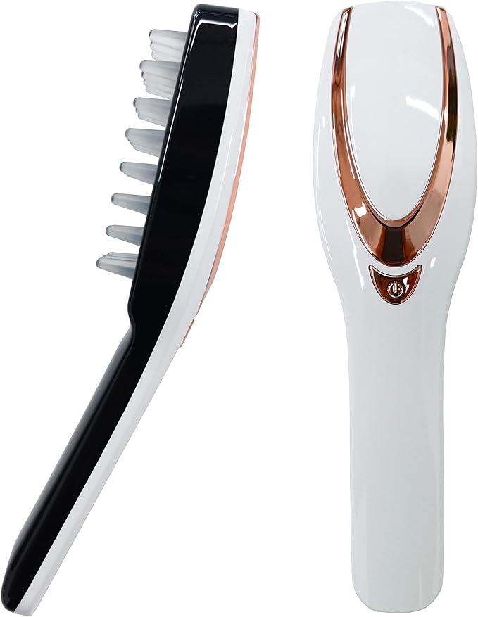 Scalp Massager Electric Scalp Massage Brush Hair Massage Brush Electric Head Scratcher Massage Comb with Soft Rubber