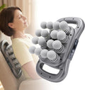 16-Head Massage Gun Set Deep Tissue Back Massager with 9 Modes &amp 9 Speed Settings for Shoulders Upper Arms Buttocks Legs (Dark Grey)
