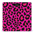 Women's Fashion Automatic Switch Digital Bathroom Weighing Scale Smart Scale Pink Dots Wild Cheetah Leopard Print