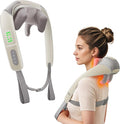 Cordless Neck Massager with Heat FSA Eligible HSA 4D Deep Kneading Neck Shoulder Massager for Pain Shiatsu Back Massager for Shoulder Gifts for Women Men