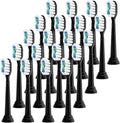 Suitable Compatible for Cleaning The Brush Heads of Electric Toothbrushes with Models 4100 5300 and 650(Black-20 Pcs)