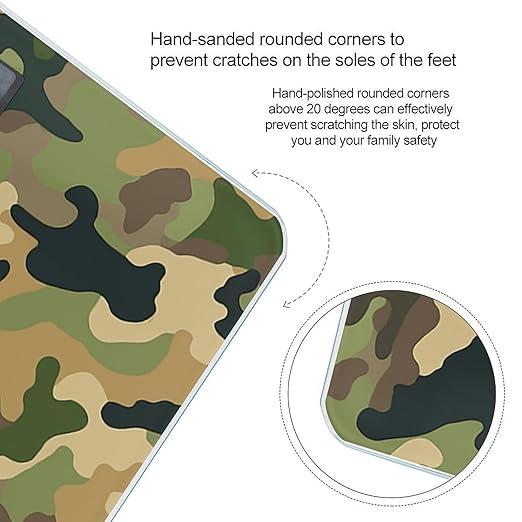 Solid Color Camouflage Smart Scale for Body Weight Accurate Bathroom Scale with LED Display Digital Weight Scales Weighing Machine High Precision Scales for Bath Home