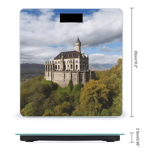 Historical Monuments of Armenia Bathroom Scale for Body Weight 400 Lb Weight Scale with High Precision Sensors Tempered Glass Highly Accurate Digital Weighing Machine for People