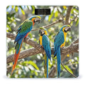 Colorful Parrots On Tree Scale for Body Weight Accurate Digital Bathroom Scale Toughened Glass High Precision Scales Smart Weight Scales with Large LCD Backlight Display Weighing Machine