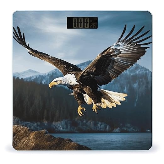Eagle at Hunting Weight Scale for Body Weight Digital Bathroom Scale High Capacity Accurate Digital Weighing Scales and Easy-to-Read on Backlit LCD Display Scales