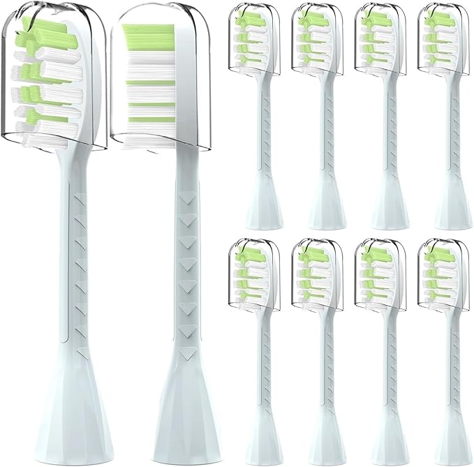10Pack Toothbrush Replacement HeadsCompatible for Sonicare HY1200/06 BD1003/AZ(White)