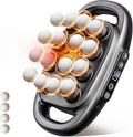 Deep Tissue Massage Gun 16 Head Percussion Massager with Heat &amp 3 Modes 30 Adjustable Intensities Low Noise Portable Electric Massager for Muscles Back Waist Legs