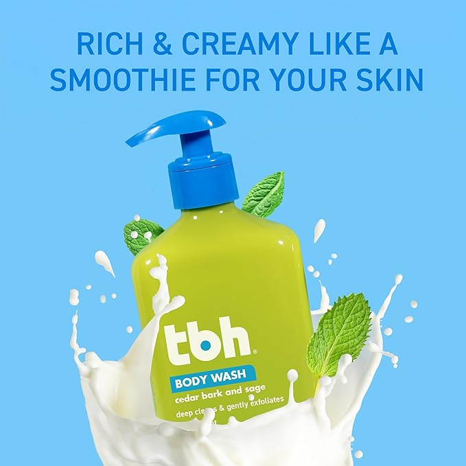 TBH Kids Body Care Kit - 2 Body Washes Deodorant and Loofah