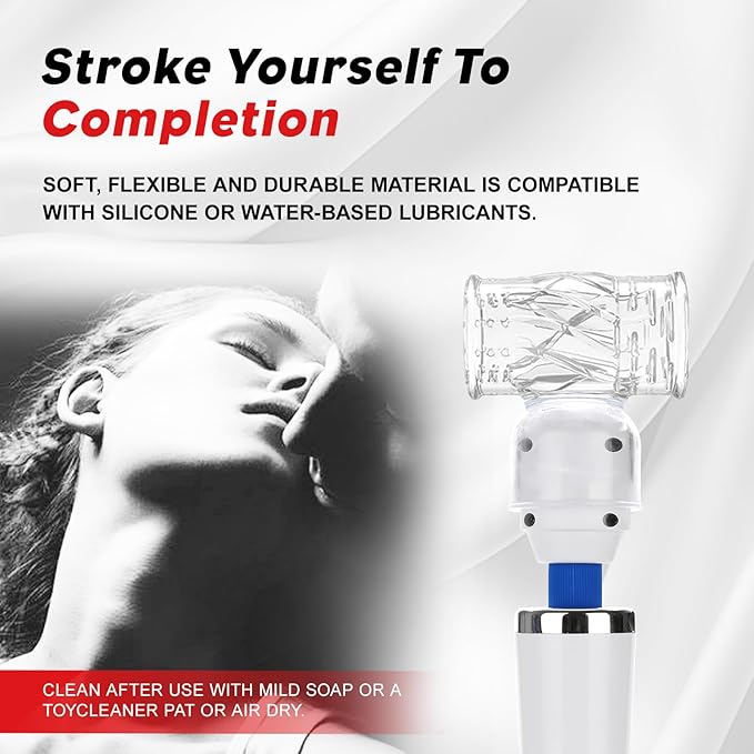 NUHUi 6X Massage Head Attachments Accessories Come with A Large Size Massager for Back
